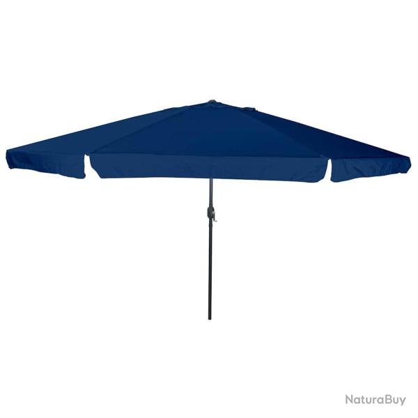 Parasol de 394 x 394 x 248 cm Polyester et Acier Azur