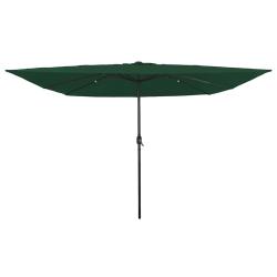 Parasol de Vert 295 x 295 x 245 cm Polyester et Acier