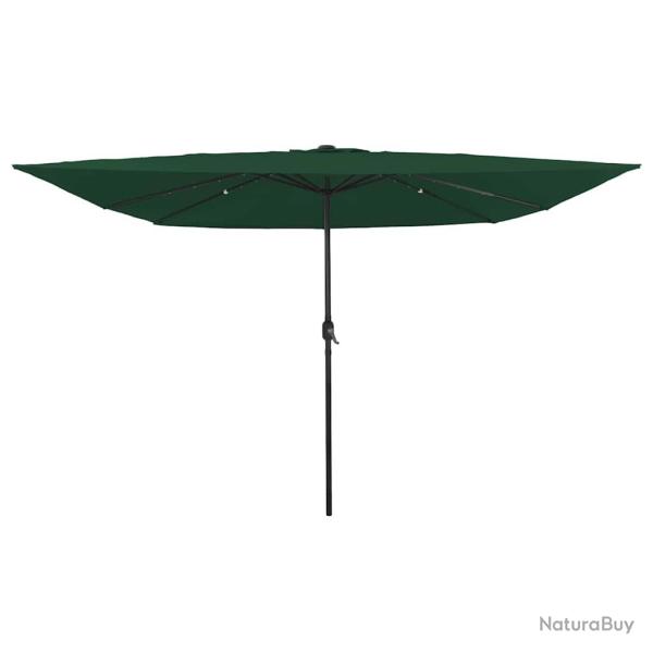 Parasol de Vert 295 x 295 x 245 cm Polyester et Acier