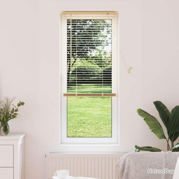 Store V�nitien Marron clair avec motif 150 x 50 cm 25 mm PVC