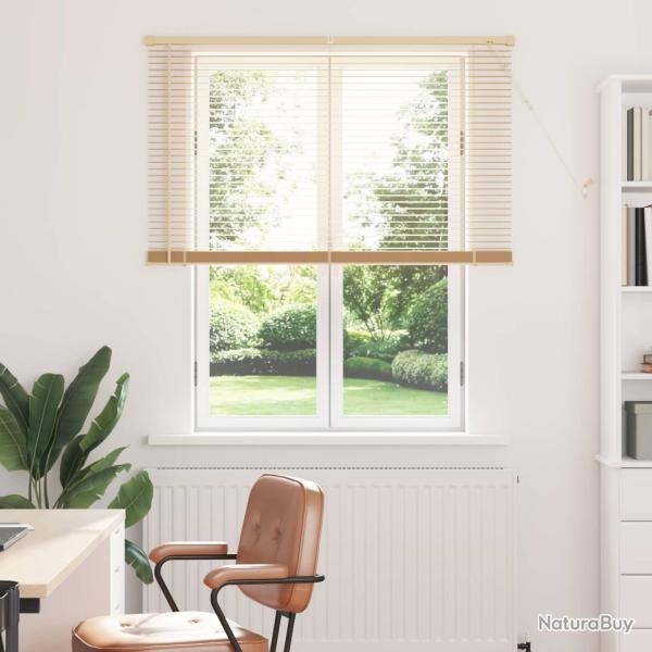Store V�nitien Marron clair avec motif 150 x 110 cm 25 mm PVC
