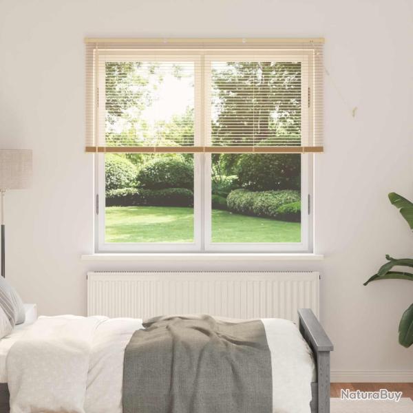 Store V�nitien Marron clair avec motif 150 x 130 cm 25 mm PVC