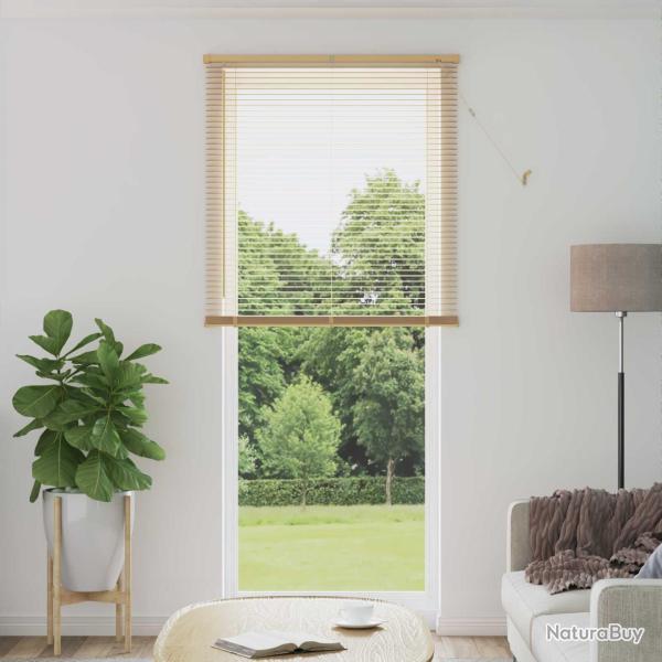 Store V�nitien Marron clair avec motif 213 x 90 cm 25 mm PVC