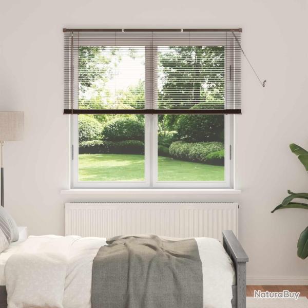 Store V�nitien Marron fonc� 160 x 150 cm 25 mm PVC