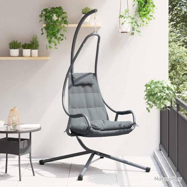 Chaise suspendue Anthracite 94 x 107 x 196,5 cm Acier