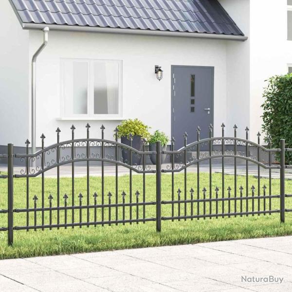 Cl�ture de KAMPEN 240 x 118 cm Mesh Gris