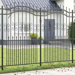 Cl&ocirc;ture de KAMPEN 240 x 228 cm Mesh Gris