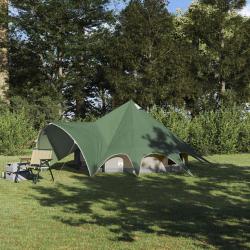 Tente Teepee 3 personnes Vert et gris 312 x 312 x 197 cm