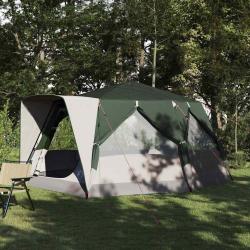 Tente cabine 7 personnes avec toit Vert 400 x 350 x 212 cm