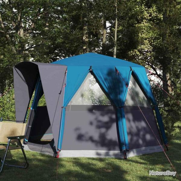 Tente de cabine 3 personnes Bleu et gris 320 x 320 x 203 cm