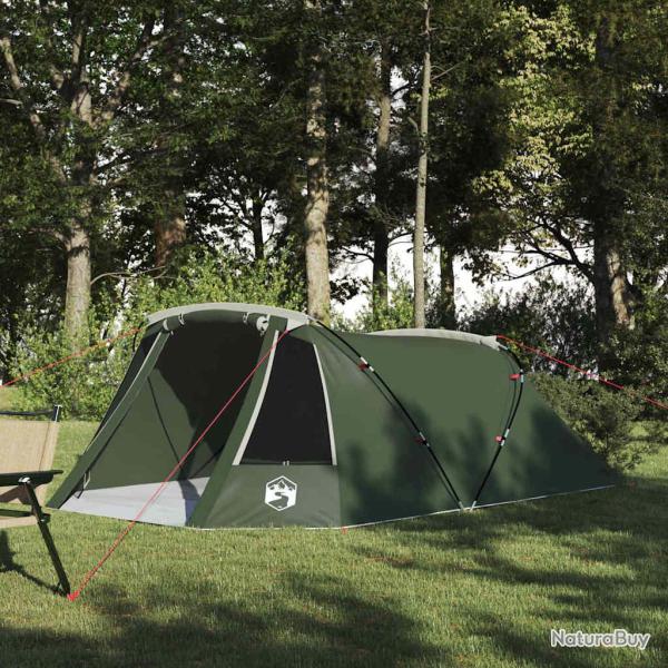 Tente Tunnel 3 Personnes Vert et blanc 328 x 228 x 115 cm