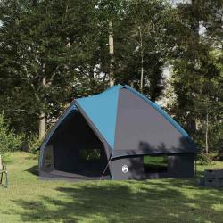 Tente Teepee 10 personnes Bleu et gris 567 x 470 x 242 cm