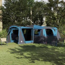 Tente familiale 20 personnes Bleu et gris 745 x 700 x 217 cm