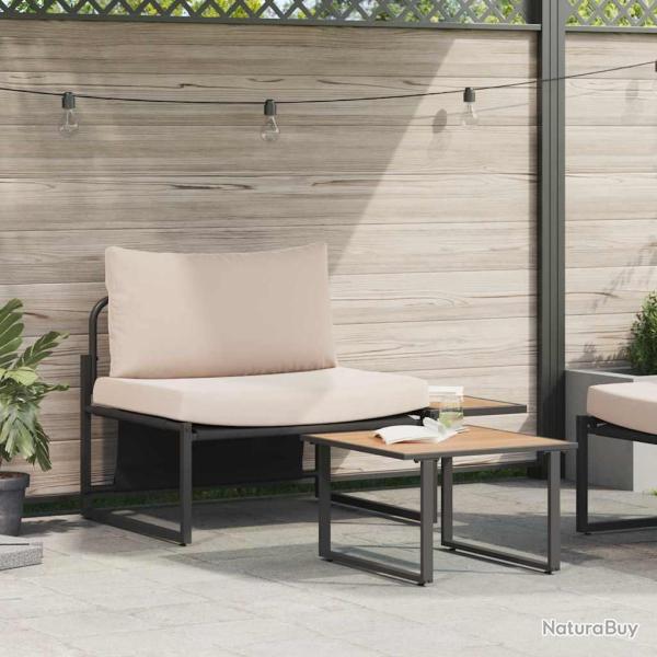 Ensemble de canap� de 2 pcs Taupe Acier