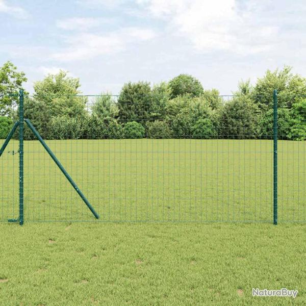 Cl�ture Euro Vert 1 x 25m Fer rev�tu de PVC