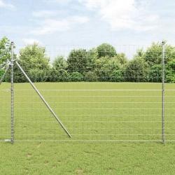 Cl&ocirc;ture Euro 1,6 x 10 m Fer rev&ecirc;tu de PVC