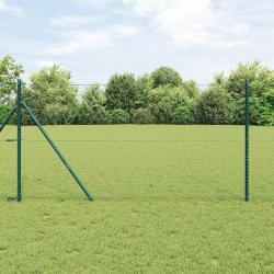 Cl&ocirc;ture hexagonale Vert 1,4 x 25 m PVC