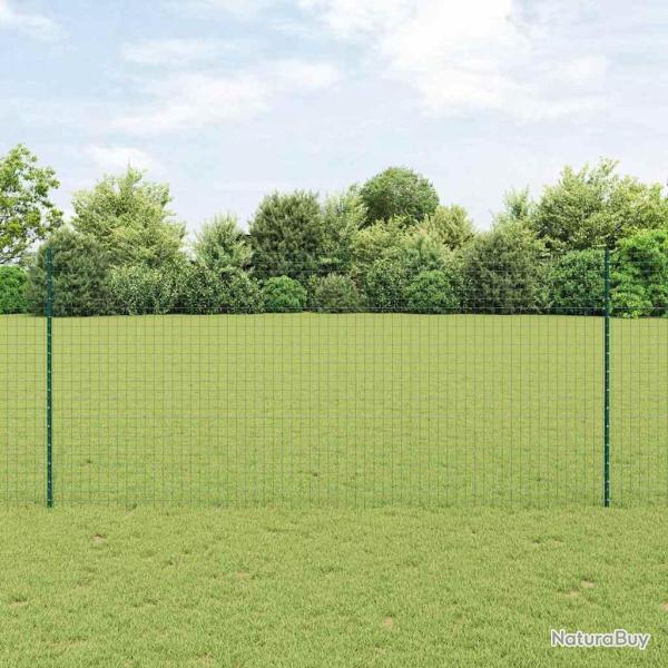 Poteau de cl�ture ench�ss� 11 pc Vert 180 cm