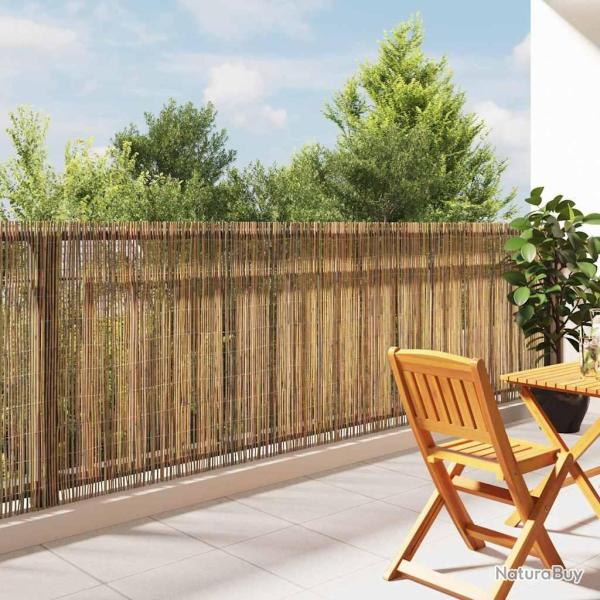 Cl�ture en bambou Naturel 600 x 125 cm Bambou