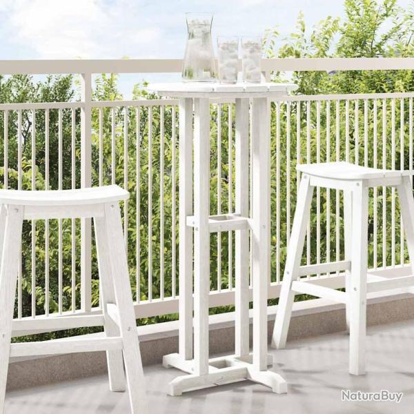 Table de bar Blanc 55 x 55 x 107 cm Poly�thyl�ne