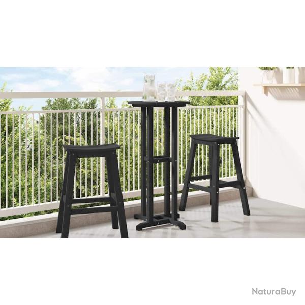 Table de bar Noir 55 x 55 x 107 cm Poly�thyl�ne