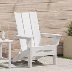 Chaise Adirondack pliante Blanc 80,5 x 74,5 x 92 cm HDPE