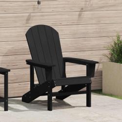 Chaise Adirondack Noir 82 x 74 x 92 cm HDPE