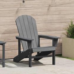 Chaise Adirondack Gris clair 82 x 74 x 92 cm HDPE