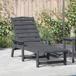 Transat Gris clair 195,5 x 53 x 98,5 cm HDPE