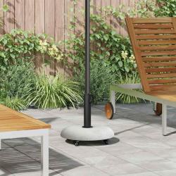 Pied de parasol 21kg Gris clair B&eacute;ton Rond