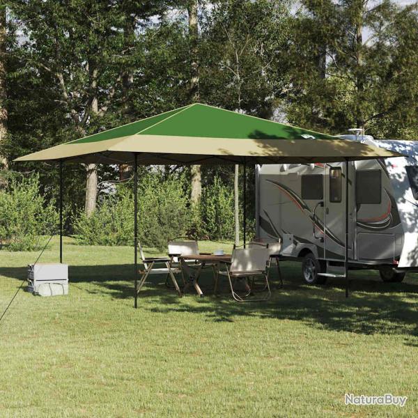Tente � abri Vert 395 x 395 x 251 cm tissu