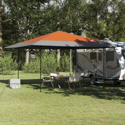 Tente &agrave; abri Orange 395 x 395 x 251 cm tissu