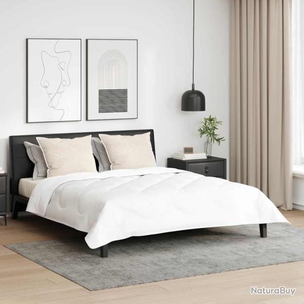 Oreiller avec oreiller 2 pcs Blanc 60 x 80 cm Plume