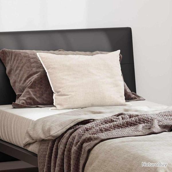 Oreiller avec oreiller Blanc 40 x 60 cm Coton