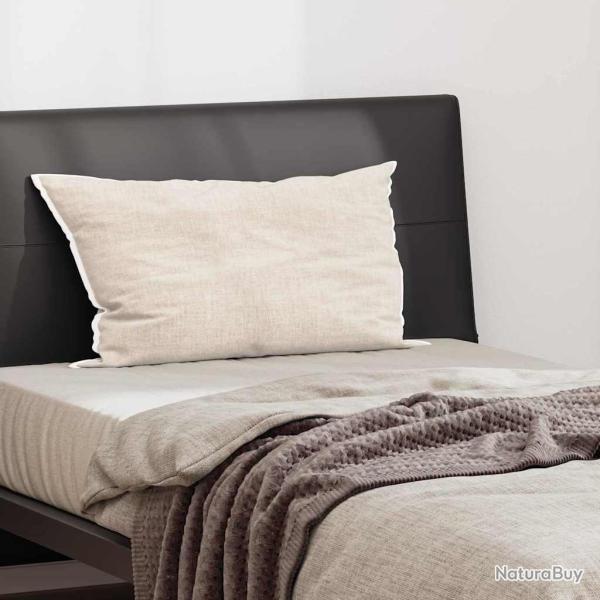 Oreiller avec oreiller Blanc 40 x 80 cm Coton