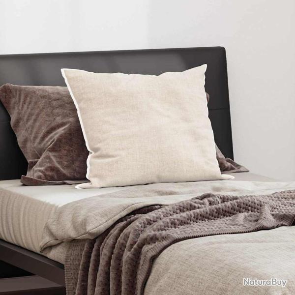 Oreiller avec oreiller Blanc 50 x 75 cm Coton