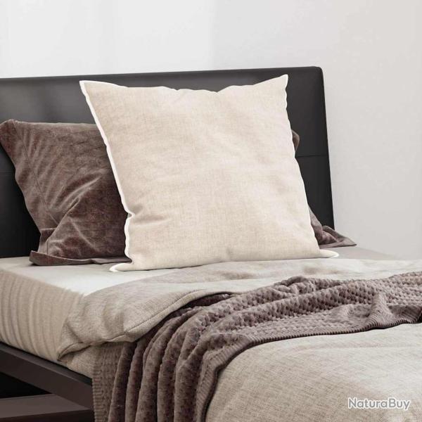 Oreiller avec oreiller Blanc 60 x 70 cm Coton
