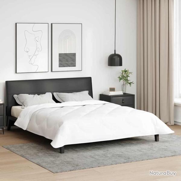 Duvet d'hiver Blanc 202 x 201 x 5 cm Polyester