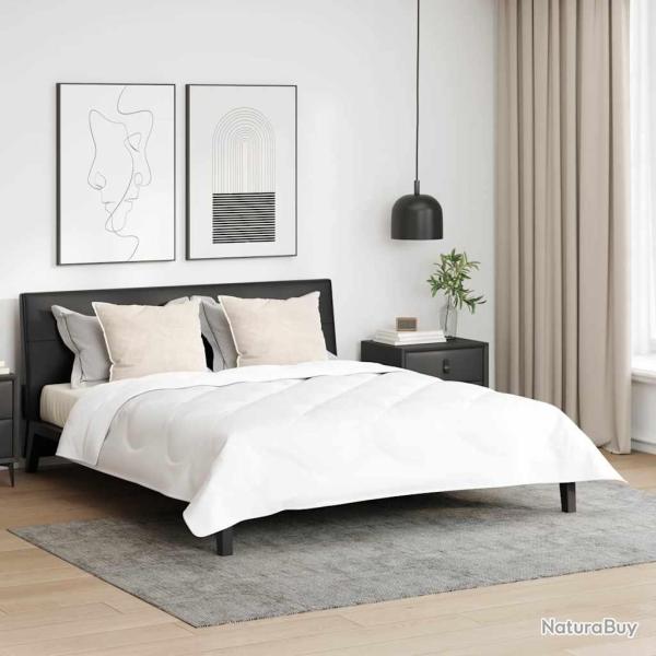 Oreiller 2 pcs Blanc 61 x 41 x 20 cm Coton et polyester