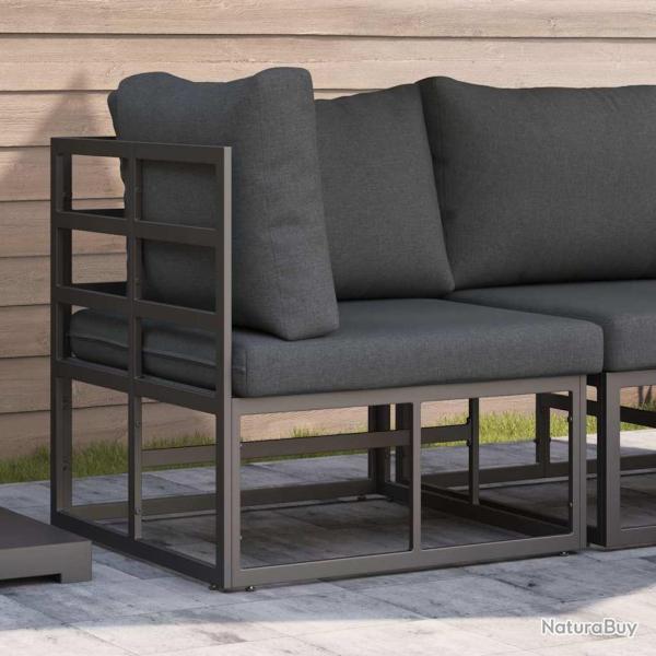 Mobilier de Noir et anthracite 71,5 x 71,5 x 71 cm M�tal