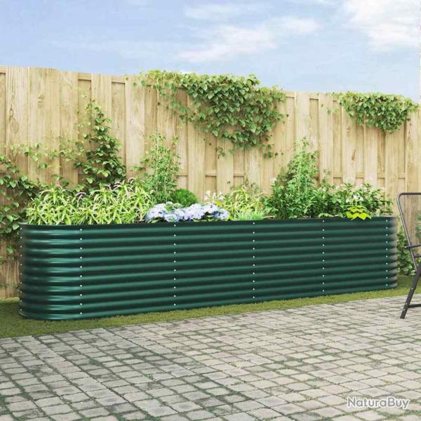 Lit sur�lev� Vert 400 x 80 x 81 cm Acier