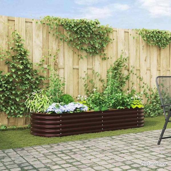 Lit sur�lev� Marron 240 x 80 x 44 cm Acier