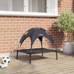 Lit pour Chien Noir 62 x 48 x 61 cm Acier