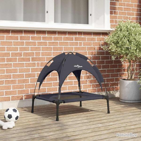 Lit pour Chien Noir 62 x 48 x 61 cm Acier