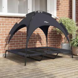 Lit pour Chien Noir 122 x 93 x 106,5 cm Acier