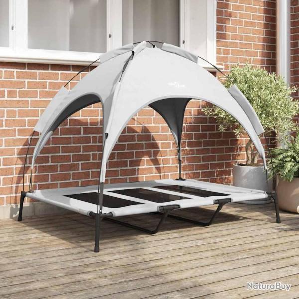 Lit pour Chien Gris Argent� 122 x 93 x 106,5 cm Acier