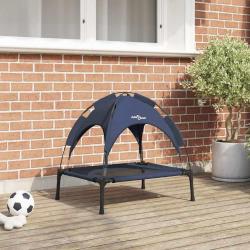 Lit pour Chien Bleu marine 62 x 48 x 61 cm Acier