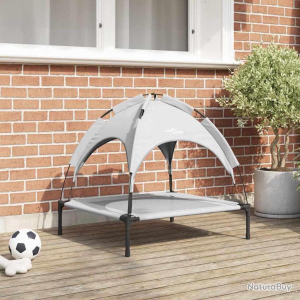 Lit pour Chien Gris Argent� 71 x 64 x 71 cm Acier