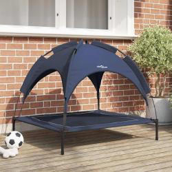 Lit pour Chien Bleu marine 90 x 81 x 80,5 cm Acier