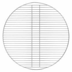 Grille de barbecue Argent&eacute; 57 x 57 cm Acier inoxydable